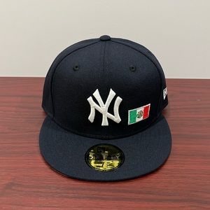 New Era, 59Fifty Fitted Hat, New York Yankees, Mexico Flag